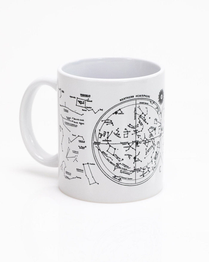 Night Sky Star Chart 11 oz Ceramic Mug Cognitive Surplus
