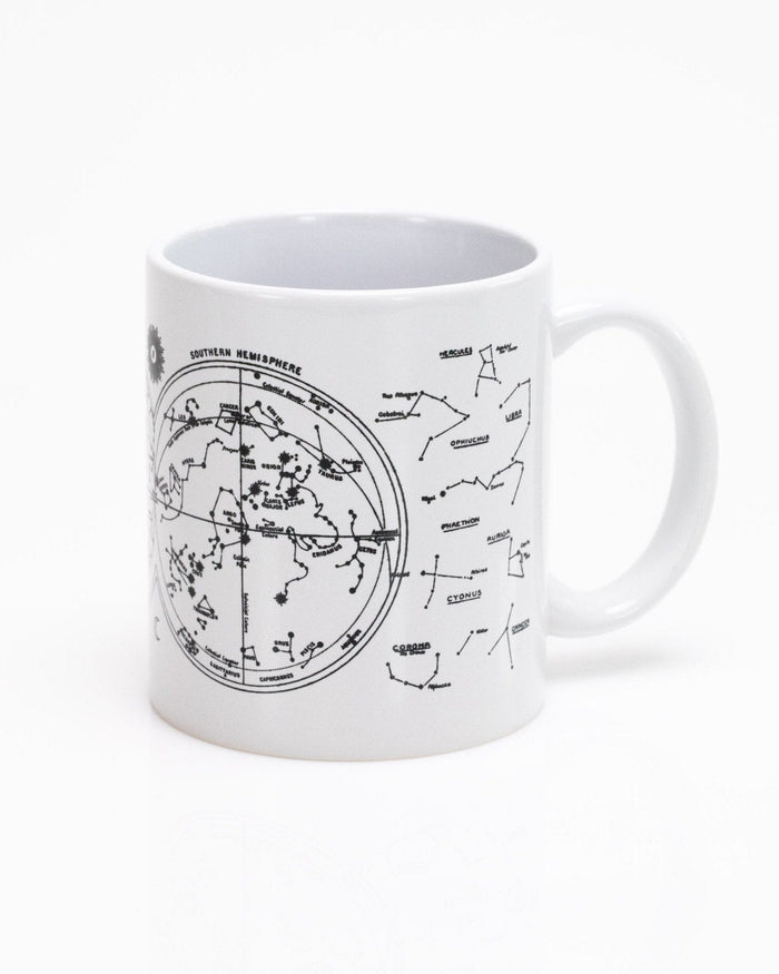 Night Sky Star Chart 11 oz Ceramic Mug Cognitive Surplus