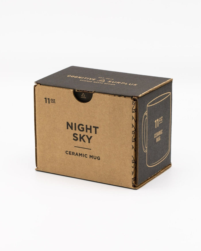 Night Sky Star Chart 11 oz Ceramic Mug Cognitive Surplus