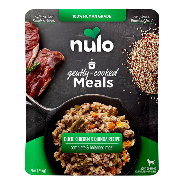 Nulo Gently-Cooked Meals Duck & Quinoa Recipe