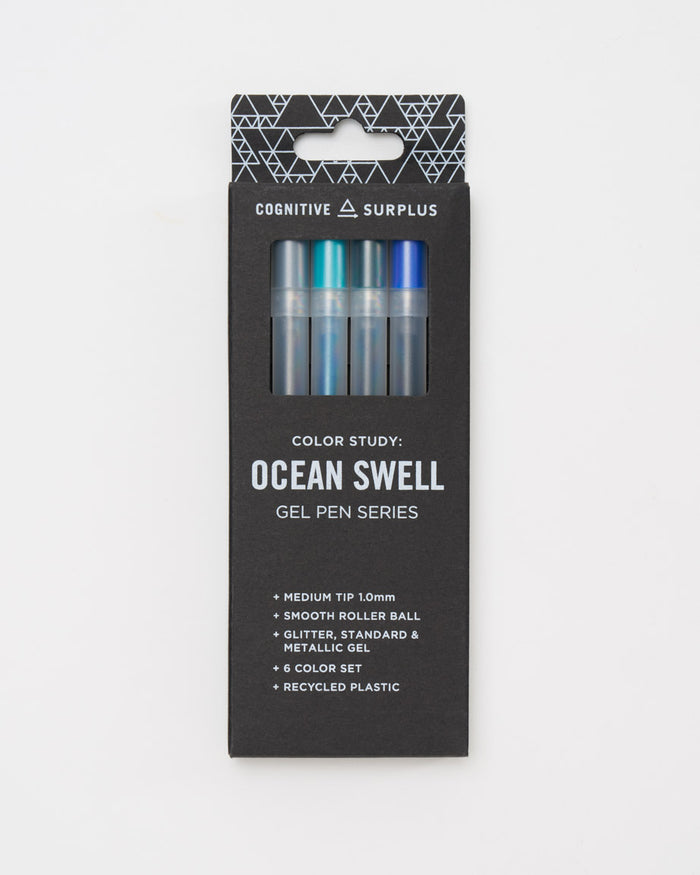 Ocean Swell Gel Pens (Pack of 6)