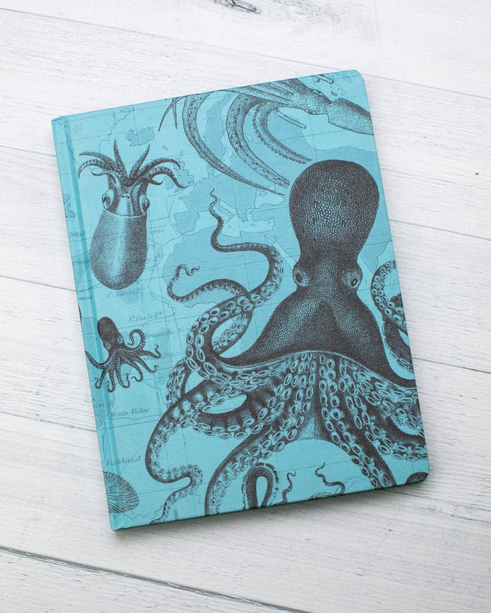 Octopus & Squid Hardcover - Lined/Grid Cognitive Surplus