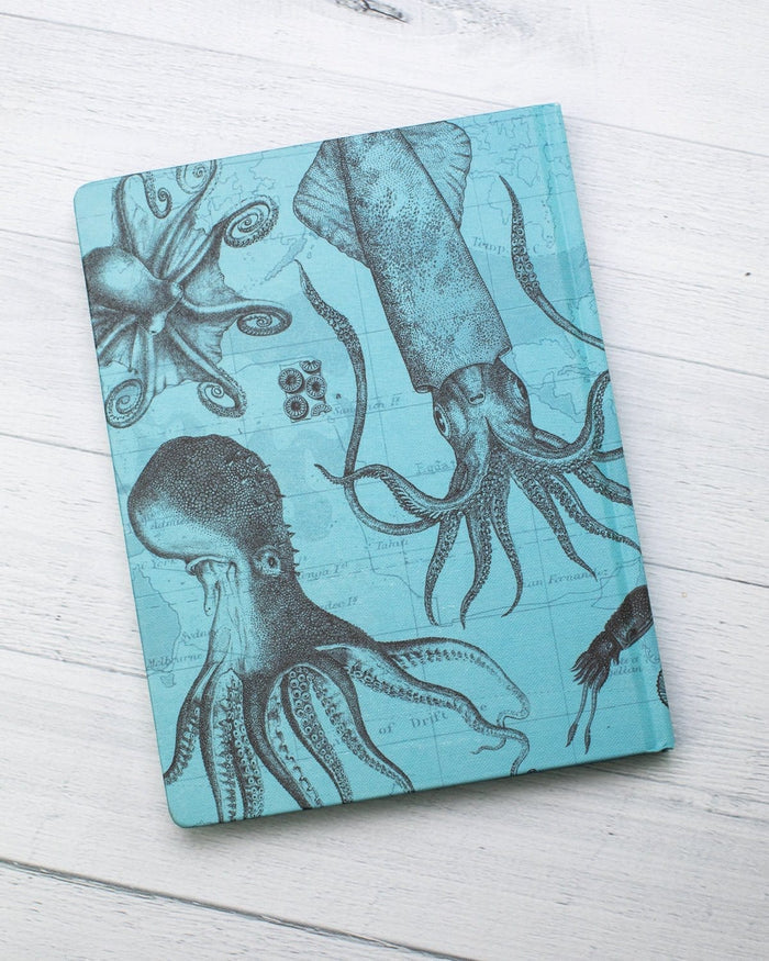 Octopus & Squid Hardcover - Lined/Grid Cognitive Surplus