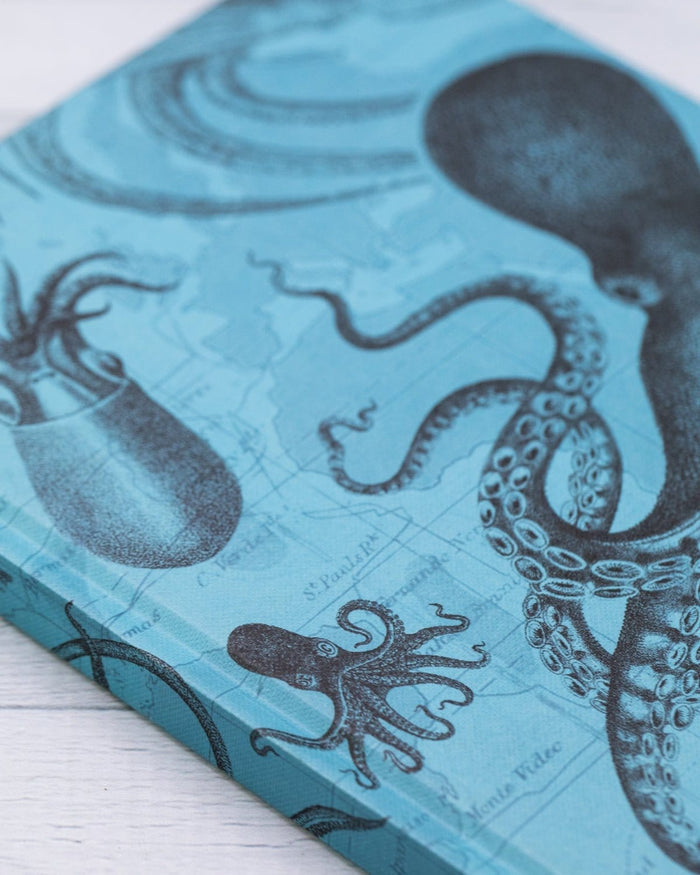 Octopus & Squid Hardcover - Lined/Grid Cognitive Surplus