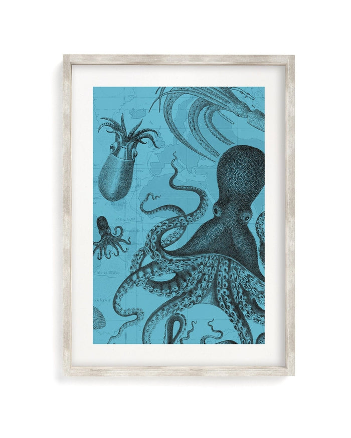 Octopus & Squid Museum Print Cognitive Surplus