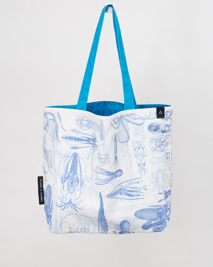 Octopus + Squid Shoulder Tote