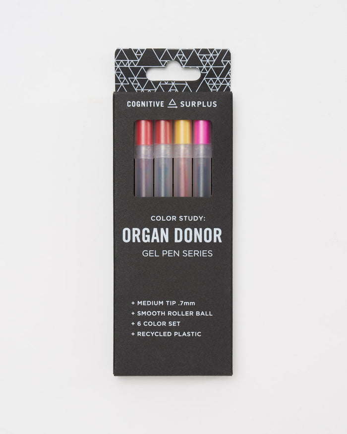 Organ Donor Gel Pens (Pack of 6)