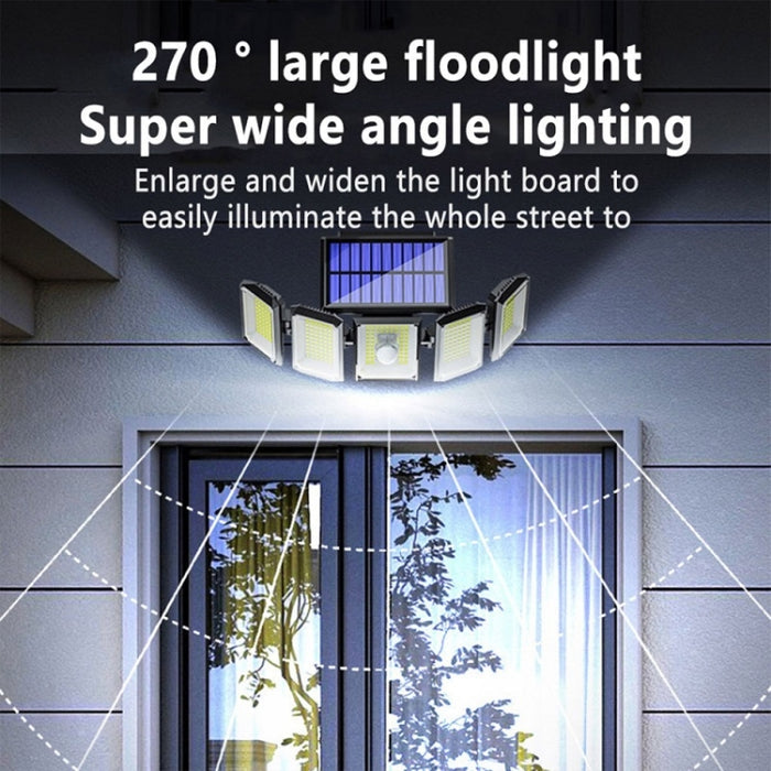 Outdoor Solar Body Sensor Wall Light - TY10704 for Garden Illumination
