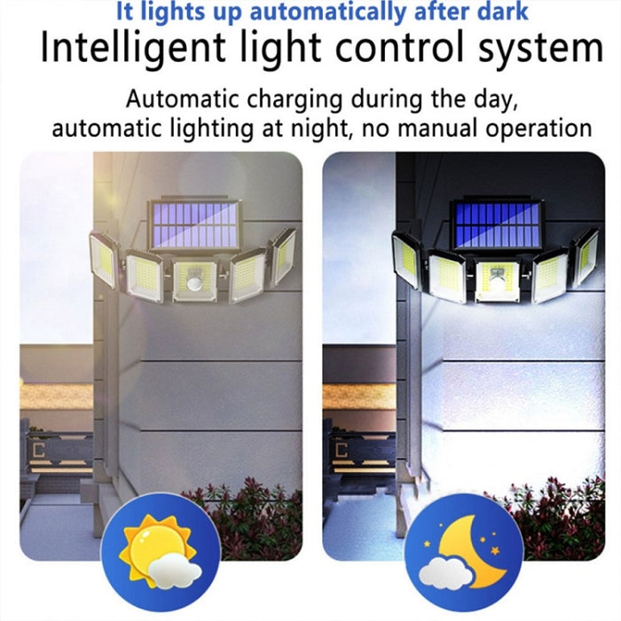 Outdoor Solar Body Sensor Wall Light - TY10704 for Garden Illumination