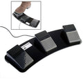 PC USB Foot Switch - Triple Action 2 Foot Switch Set