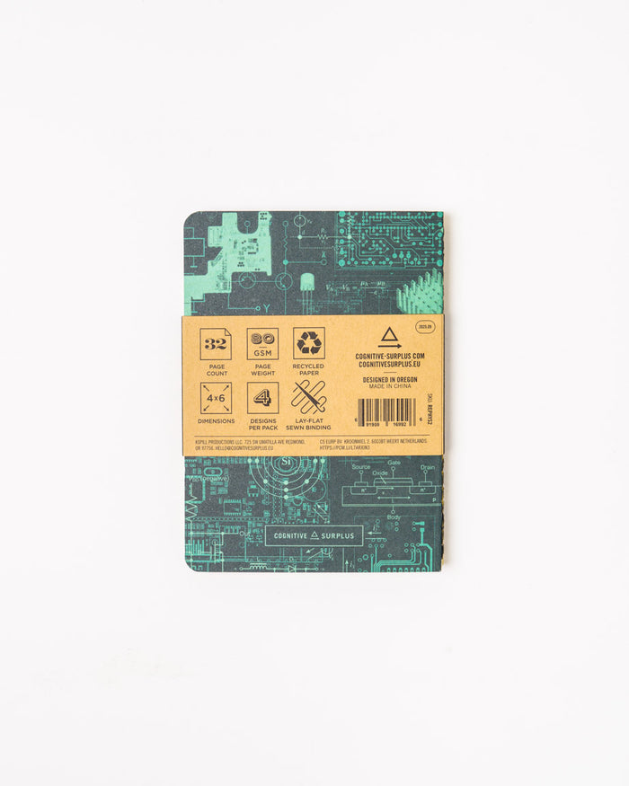 Physical Science Pocket Notebook 4-pack