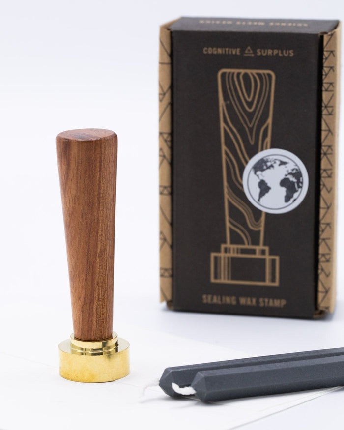Home Planet Earth Wax Stamp Cognitive Surplus