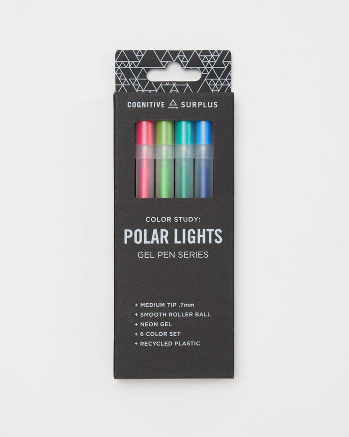 Polar Lights Neon Gel Pens (Pack of 6)