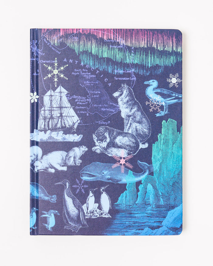 Polar Region Hardcover Notebook - Dot Grid