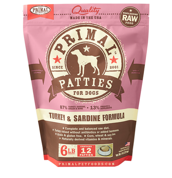 Primal Pet Foods Canine Raw Frozen Patties