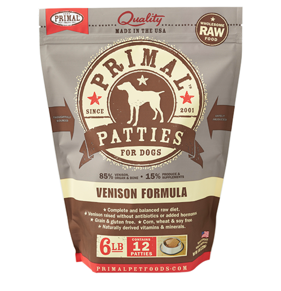 Primal Pet Foods Canine Raw Frozen Patties
