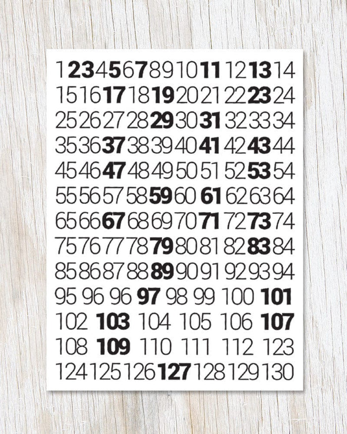 Prime Numbers Greeting Card Cognitive Surplus