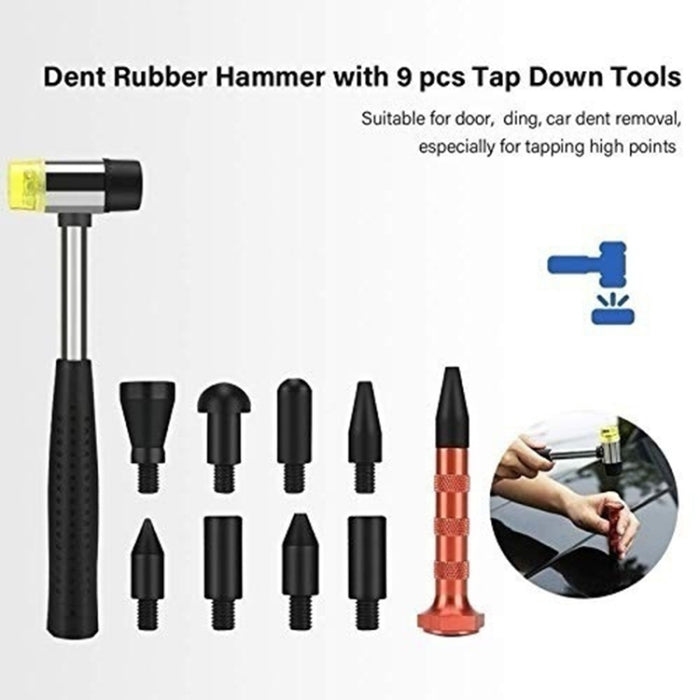 Q1 18 in 1 Car Dent Repair Kit - Paintless Hail Remover Tools with Hooks and Rods