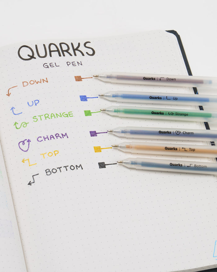 Quarks Glitter Gel Pens (Pack of 6)