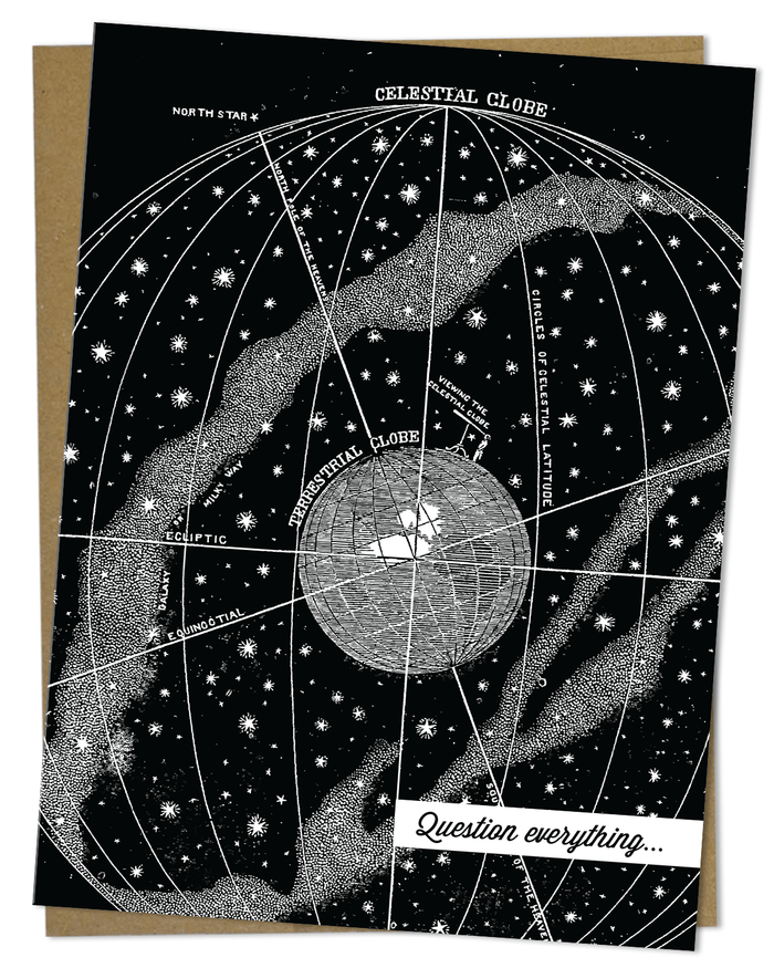Question Everything Greeting Card Cognitive Surplus