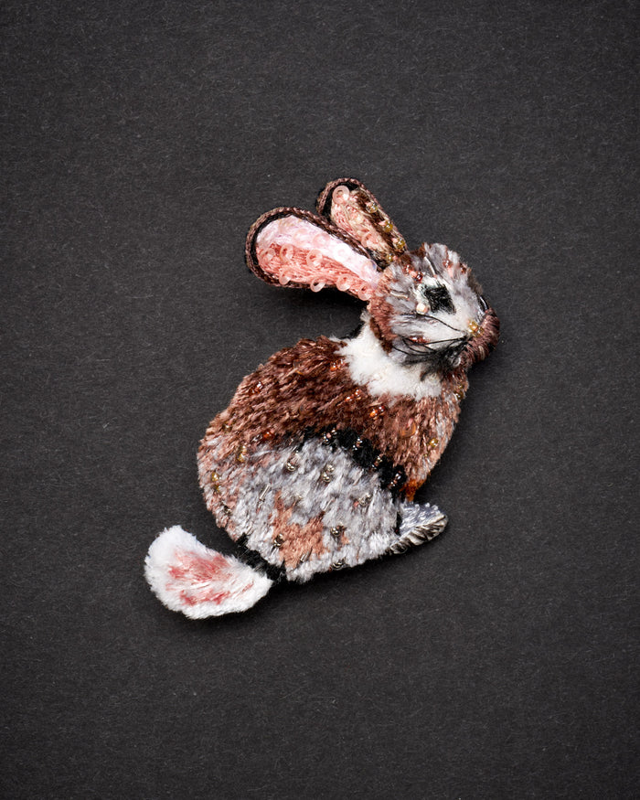 Rabbit Brooch Pin - Trovelore