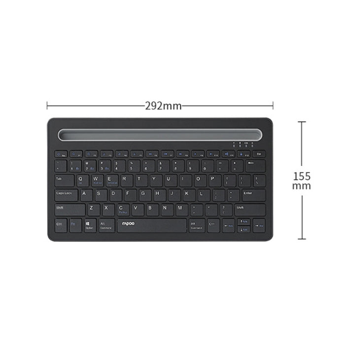 Rapoo XK100 Wireless Keyboard - 78 Keys Bluetooth Office Business Keyboard