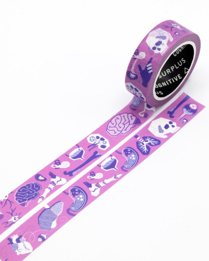 Retro Anatomy Washi Tape Cognitive Surplus