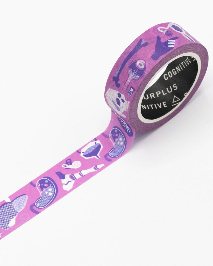 Retro Anatomy Washi Tape Cognitive Surplus