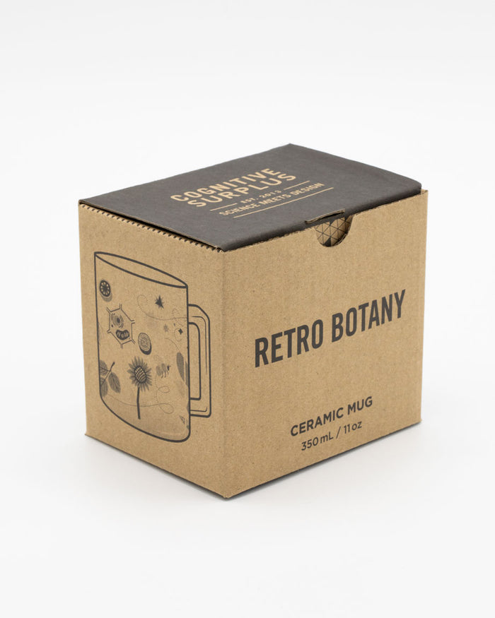 Cognitive Surplus Retro Botany 11 oz Ceramic Mug.