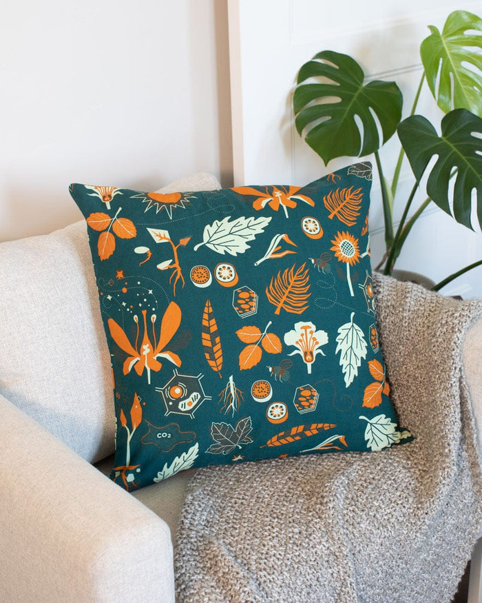 Retro Botany Pillow Cover Cognitive Surplus