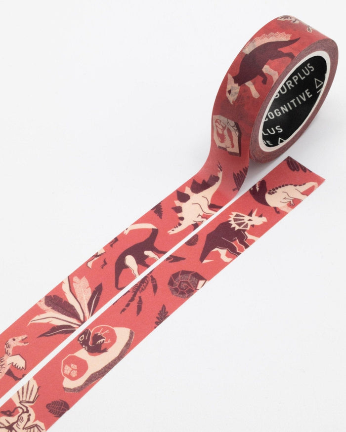 Retro Dinosaur Washi Tape Cognitive Surplus