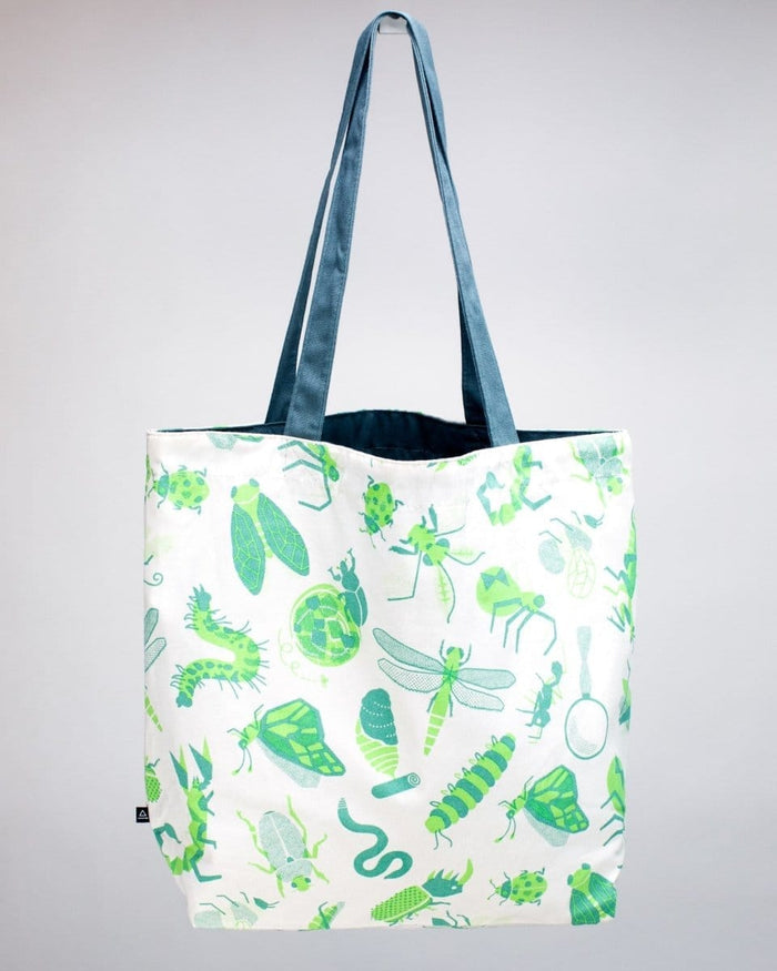 Retro Insects Canvas Shoulder Tote Cognitive Surplus