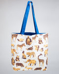 Retro Mammals Canvas Shoulder Tote Cognitive Surplus