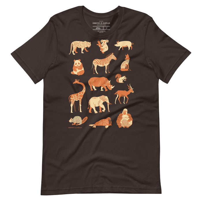 Retro Mammals Graphic Tee