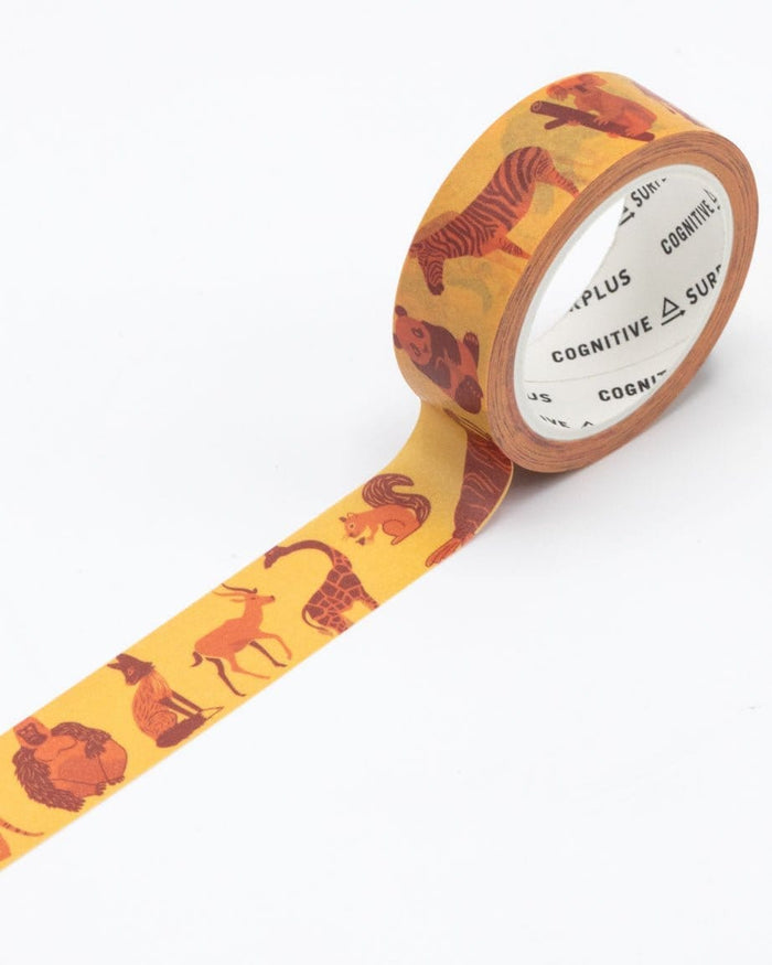 Retro Mammals Washi Tape Cognitive Surplus