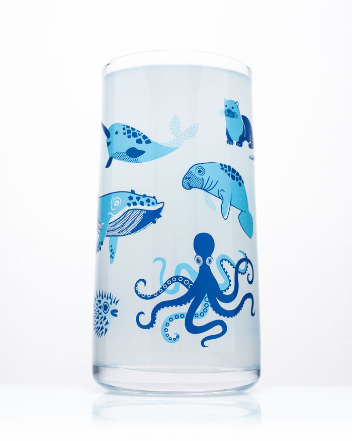 Retro Marine Life Drinking Glass, Retro Marine Life Drinking Glass, Retro Marine Life Drinking Glass, Retro Marine Life Drinking Glass, Retro Marine Life Drinking Glass,.