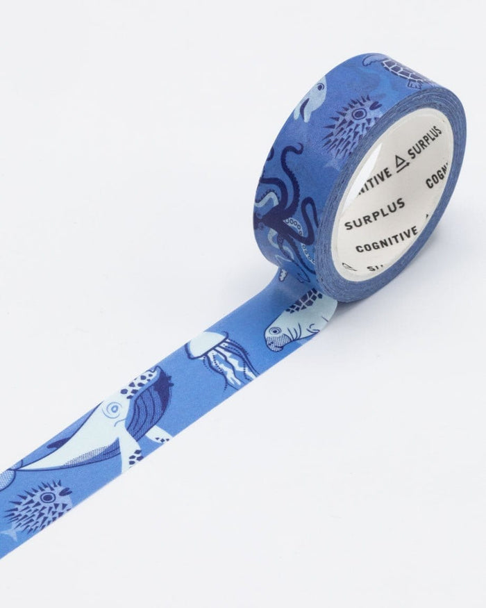 Retro Marine Life Washi Tape Cognitive Surplus