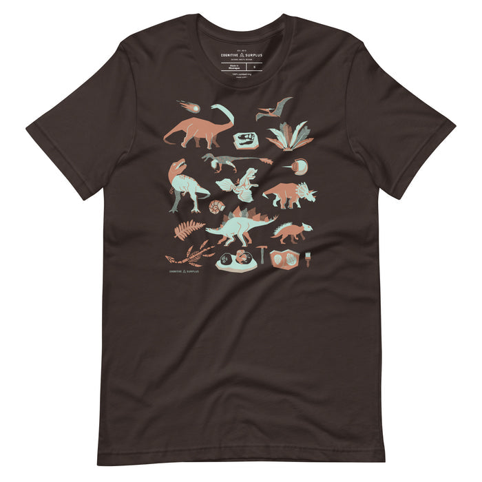 Retro Paleontology Graphic Tee