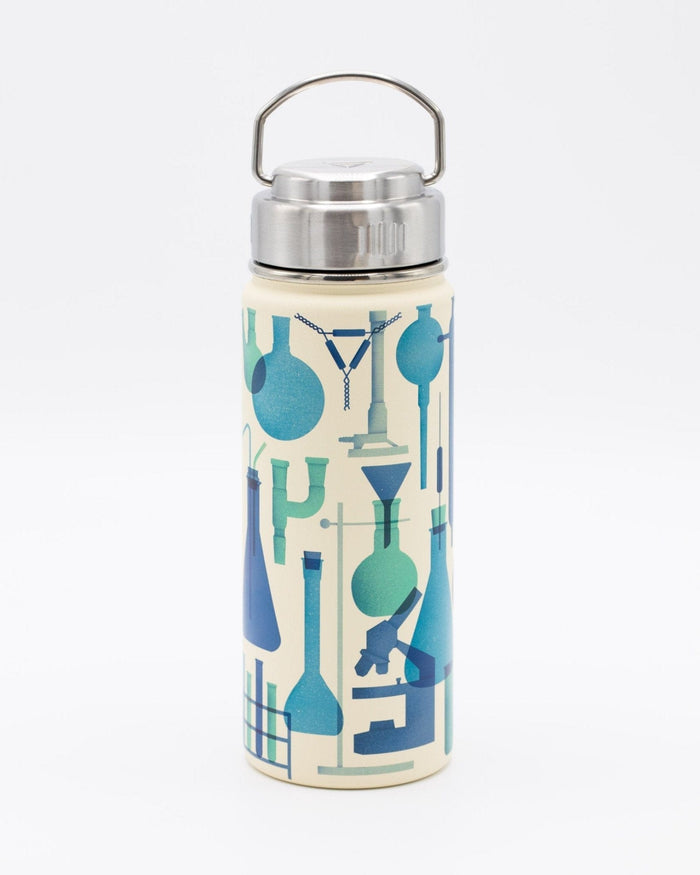 Retro Science Lab 18 oz Steel Bottle Cognitive Surplus