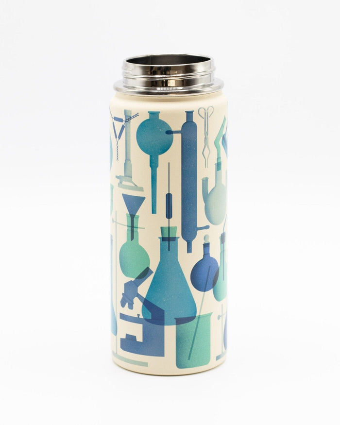 Retro Science Lab 18 oz Steel Bottle Cognitive Surplus