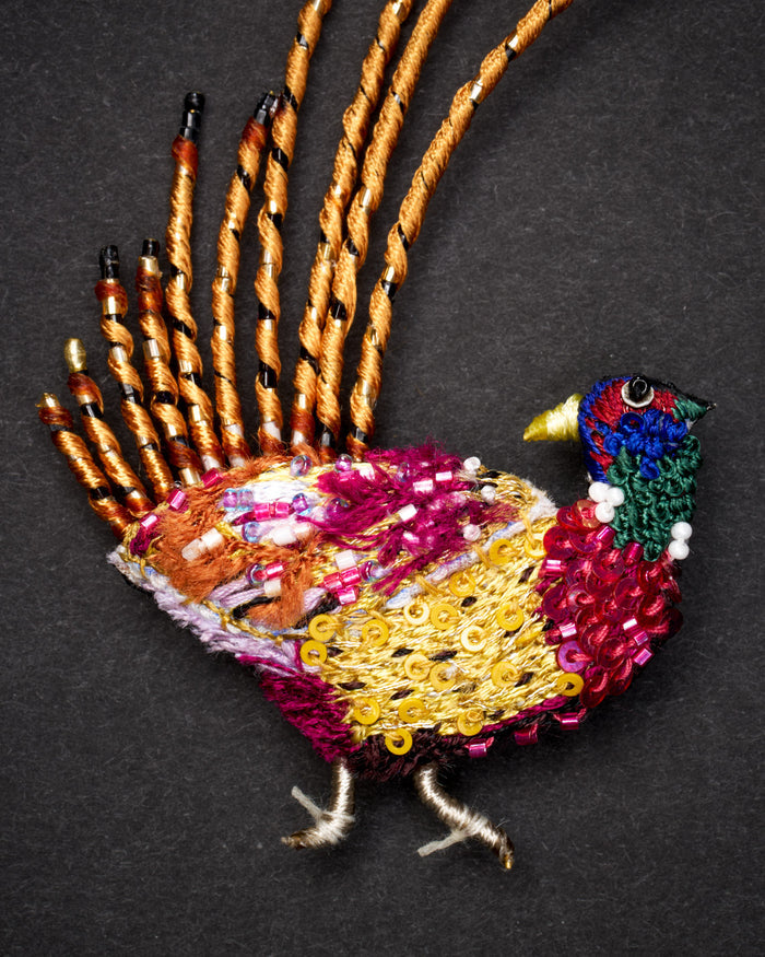 Ring Necked Pheasant Brooch Pin - Trovelore