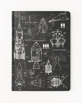 Rocketry Hardcover Notebook - Dot Grid