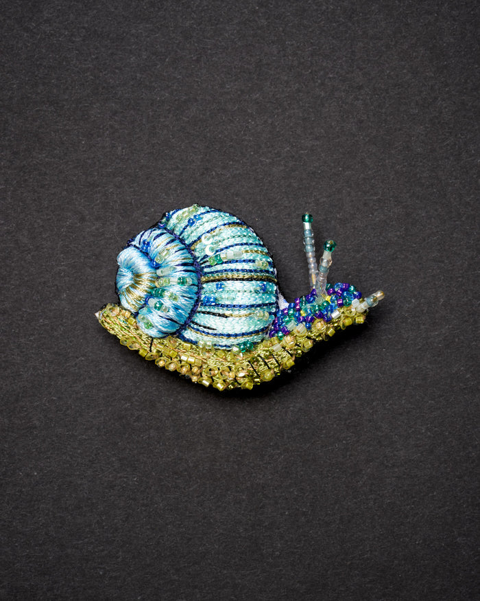 Roman Snail Brooch Pin - Trovelore