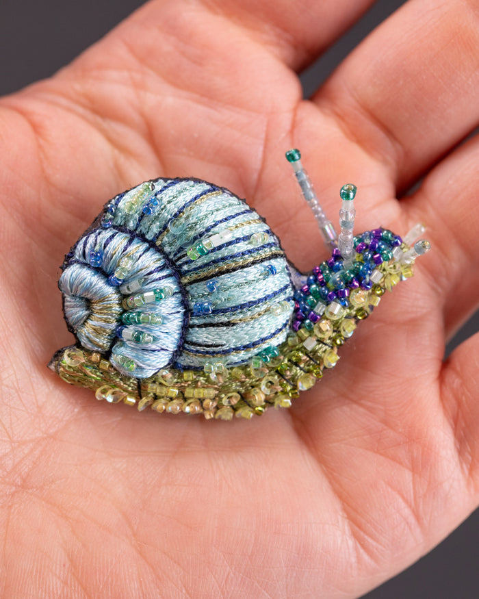 Roman Snail Brooch Pin - Trovelore