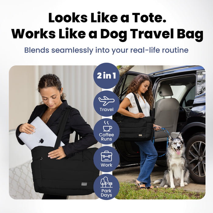 Rubyloo Puffer Dog Travel Tote
