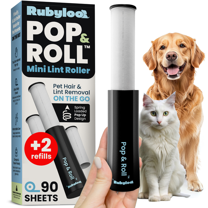 Rubyloo travel lint roller and refills — product view 1