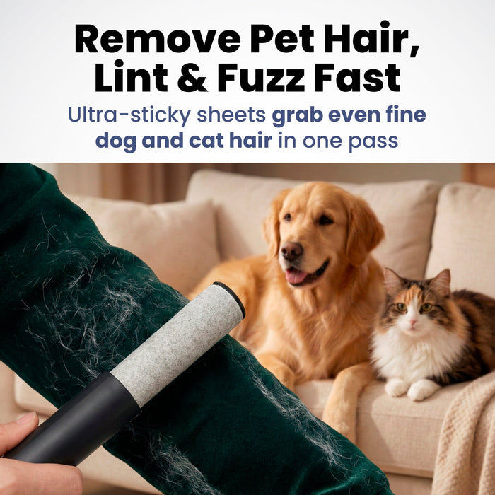 Rubyloo travel lint roller and refills — product view 3
