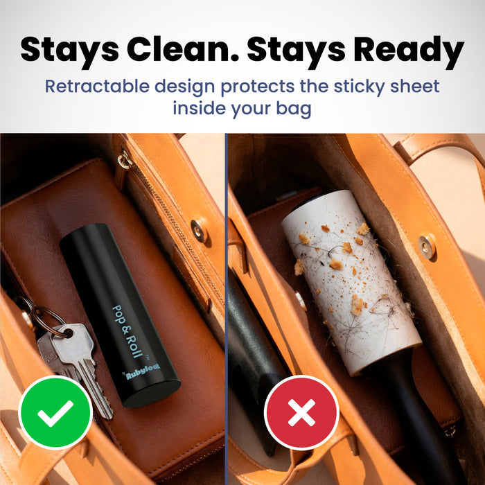Rubyloo travel lint roller and refills — product view 6