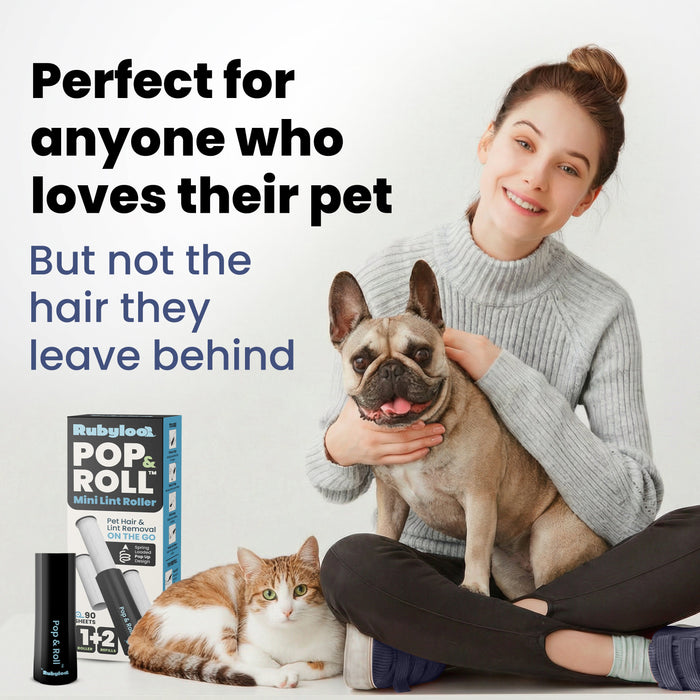 Rubyloo travel lint roller and refills — product view 8
