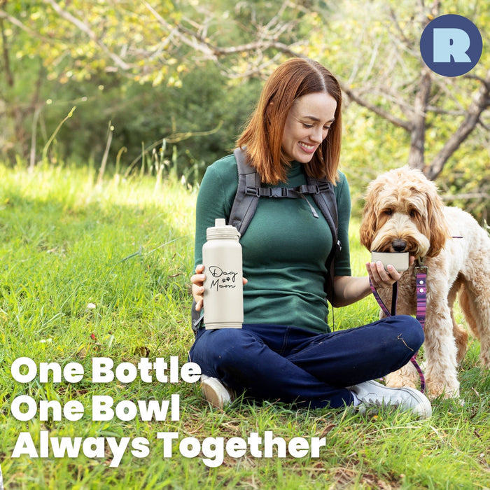 Rubyloo Water Bottle & Detachable Dog Bowl